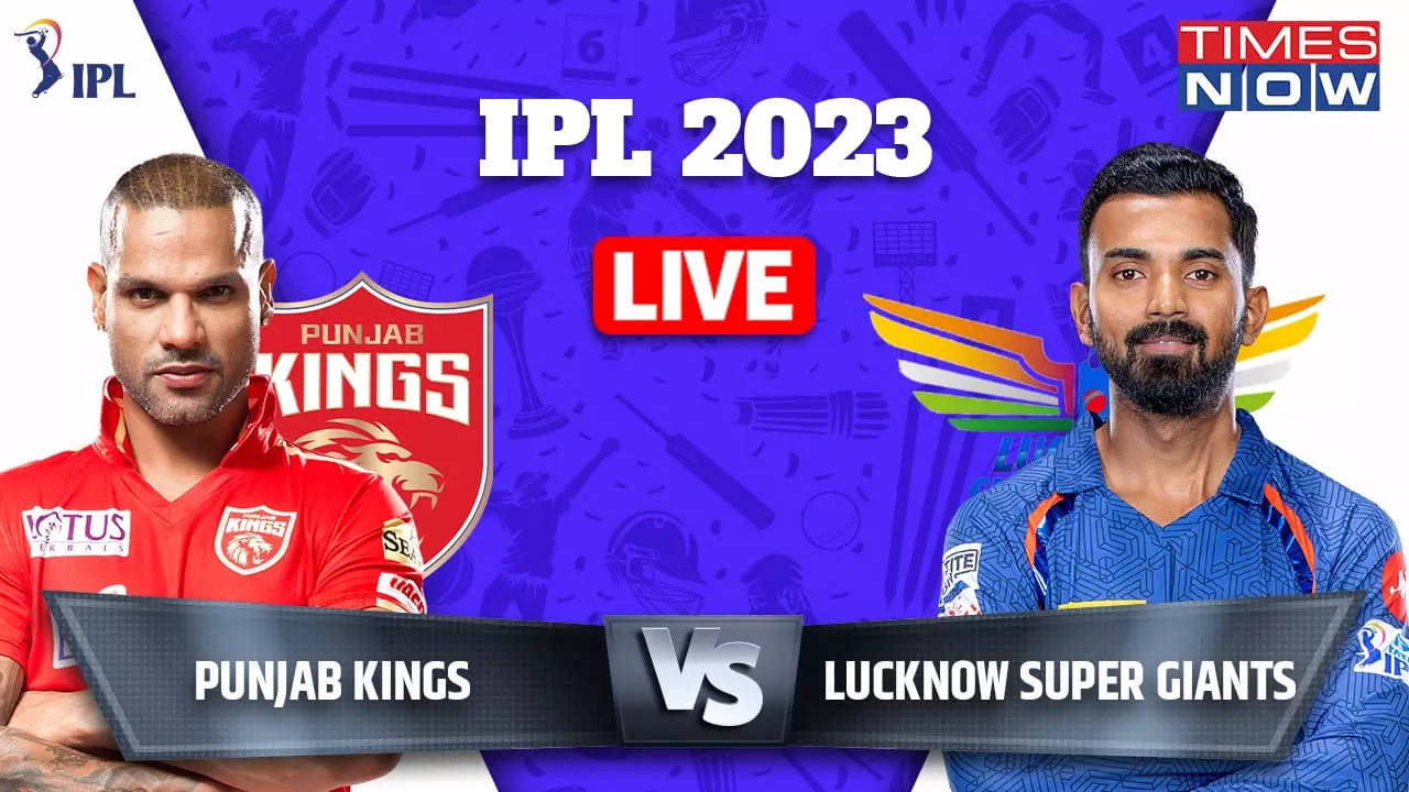 PBKS vs LSG TATA IPL 2023 Live Score, Punjab Kings vs Lucknow Super Giants Live Cricket Score Online on Star Sports 1 Hindi-English, Hotstar, Jio Cinema IPL Live Streaming Today Match 