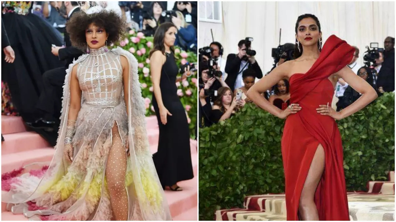 Deepika Padukone and Priyanka Chopra at Met Gala