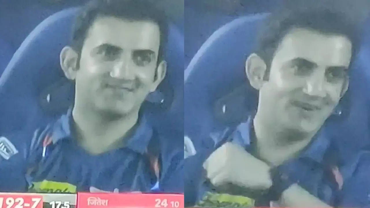 Gautam Gambhir IPL 2023 Viral reaction WATCH.