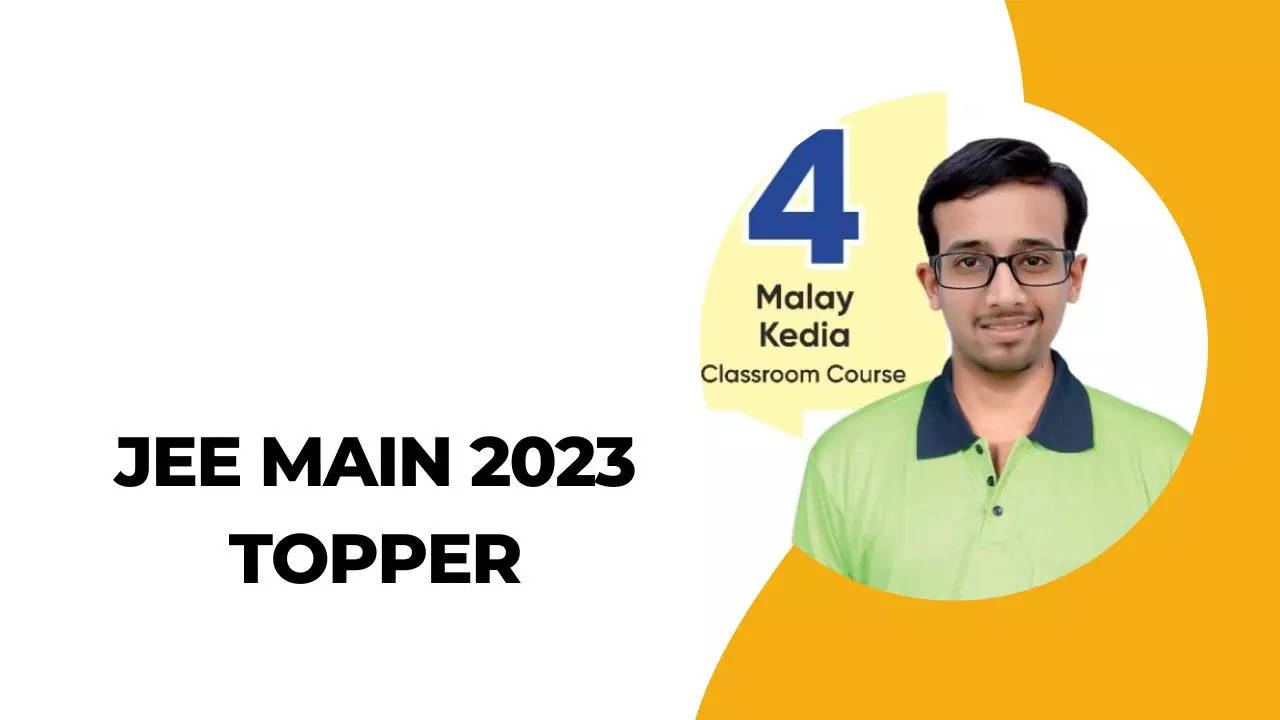 JEE Main 2023 Topper