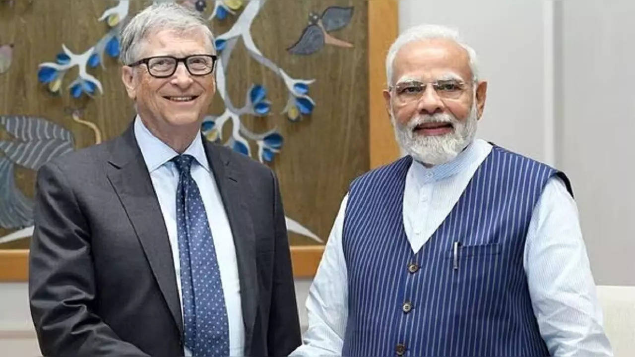 Bill Gates Congratulates PM Modi On 100th Episode Of Radio Programme