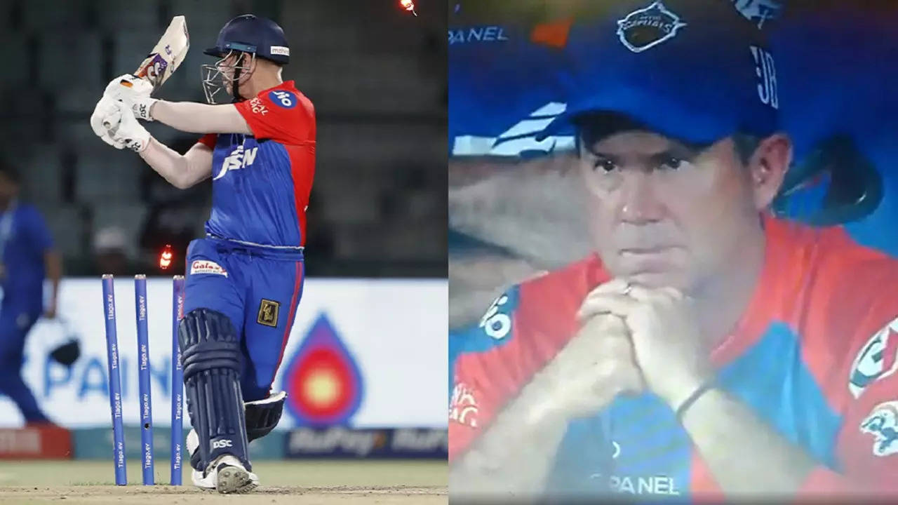 David Warner Duck Ricky Ponting Cold Stare IPL 2023 DC vs SRH