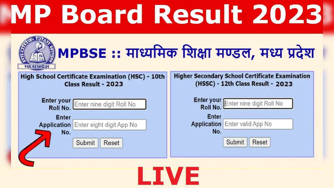 MP Board 10th, 12th Result 2023 Date and Time, MPBSE Class 10 12, Inter