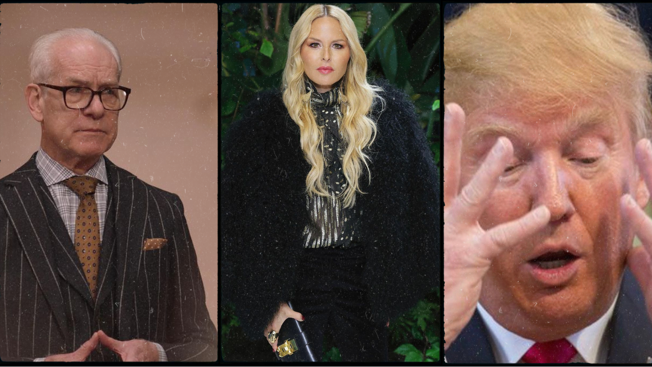 Tim Gunn, Rachel Zoe, Donald Trump