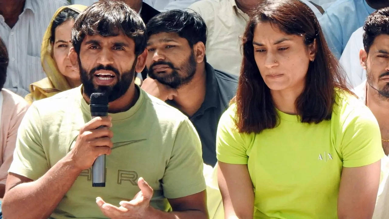 Bajrang Punia Wrestlers Protest