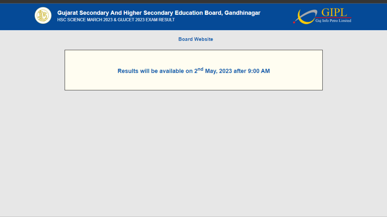 gseb 12th science result 2023