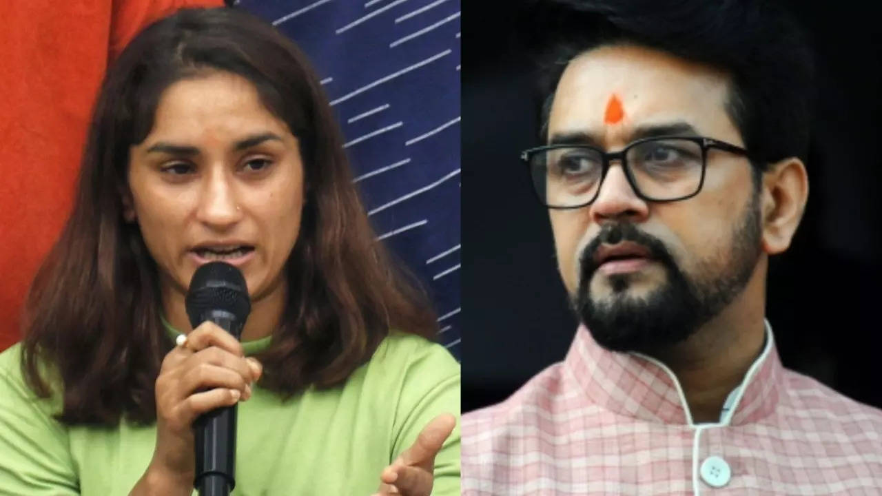 Vinesh Phogat Puts Huge Allegation On Anurag Thakur