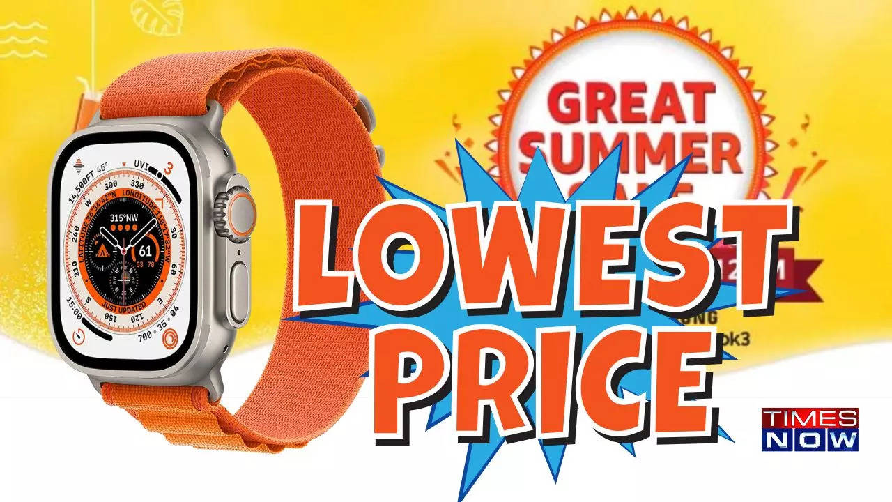 Amazon's Great Summer Sale: HURRY! Huge Discounts on Apple Watch Series 8 and Ultra | Cheapest EVER!