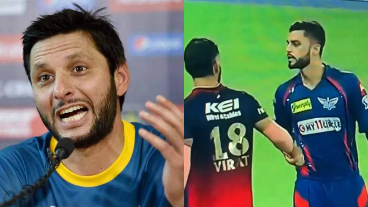 Shahid Afridi Supports Naveen Ul Haq