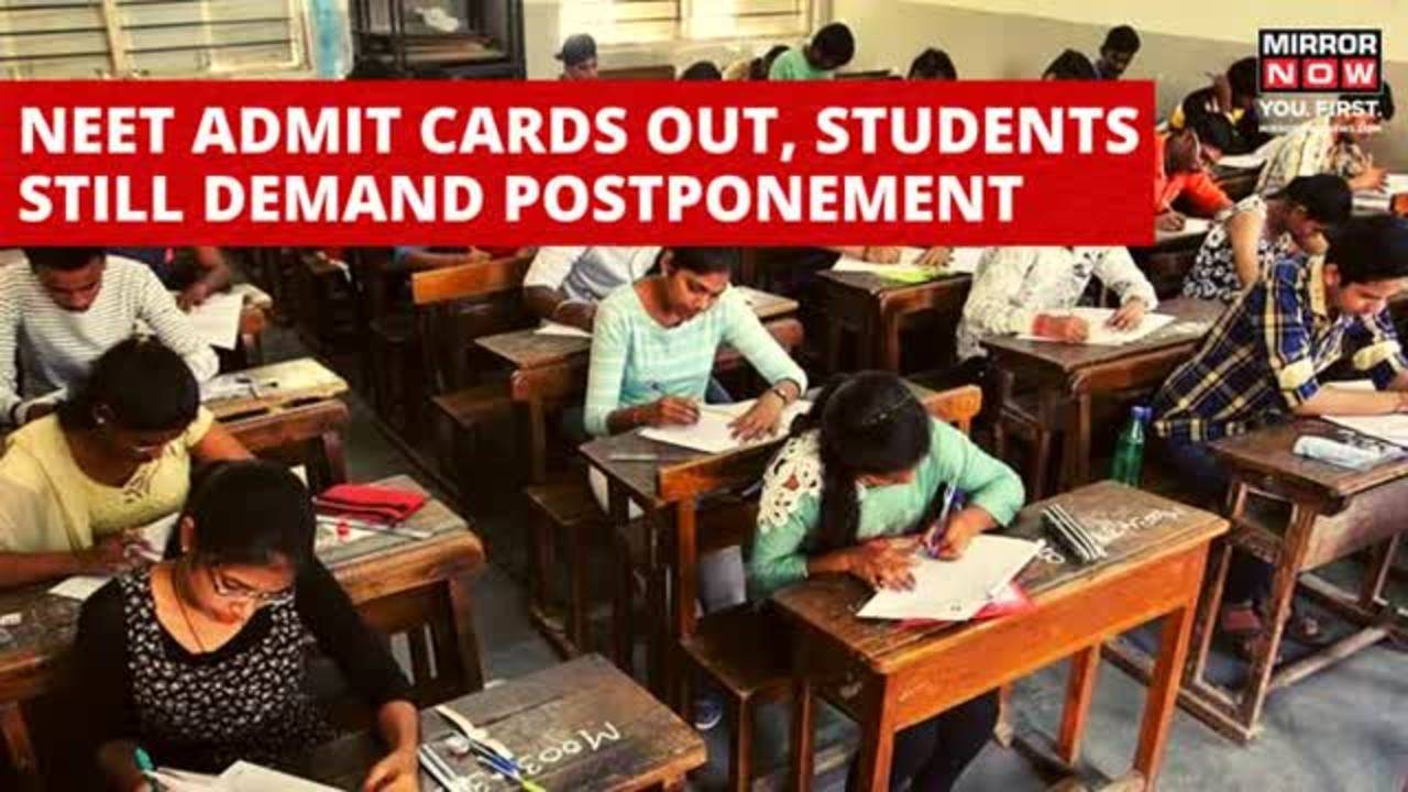 NEET Admit Card Released, Students Demand Exam Postponement & Plan To